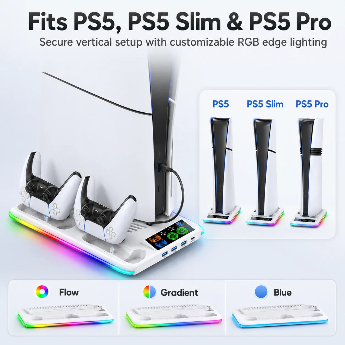 KYVEN™ PS5 Cooling & Charging Station